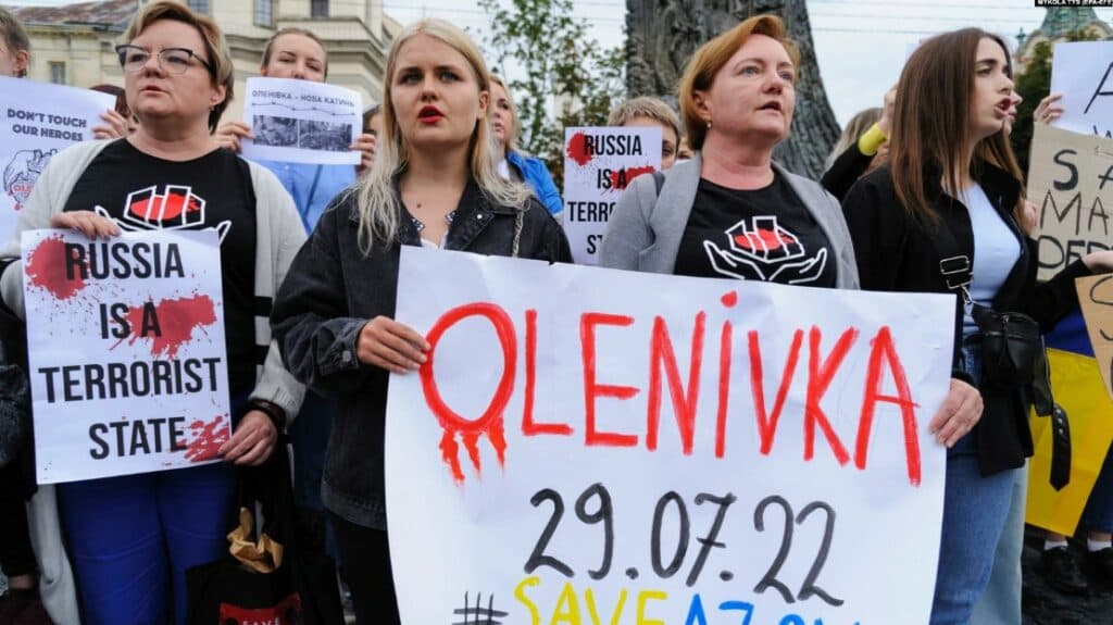 Оленівка мітинг
