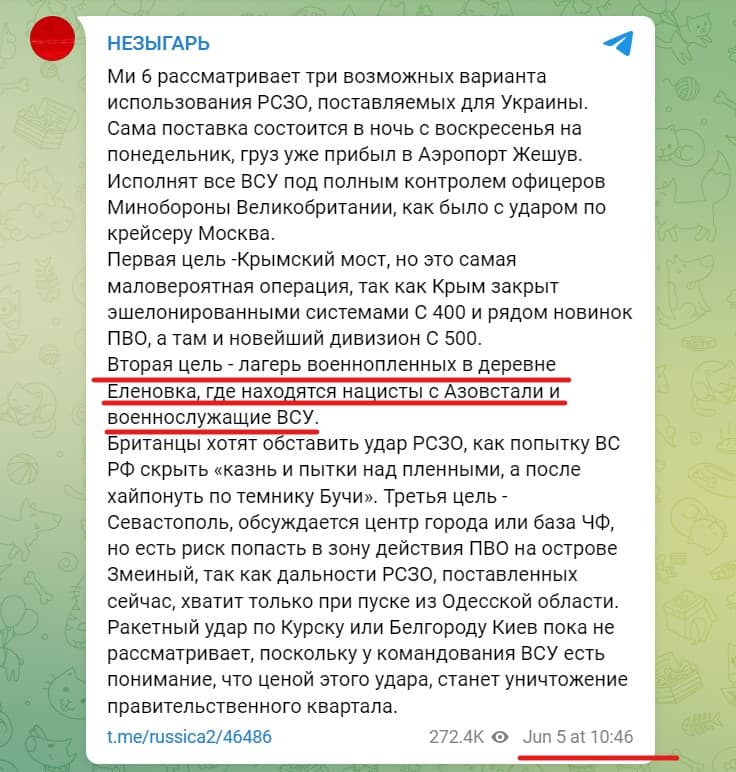 рос телеграм
