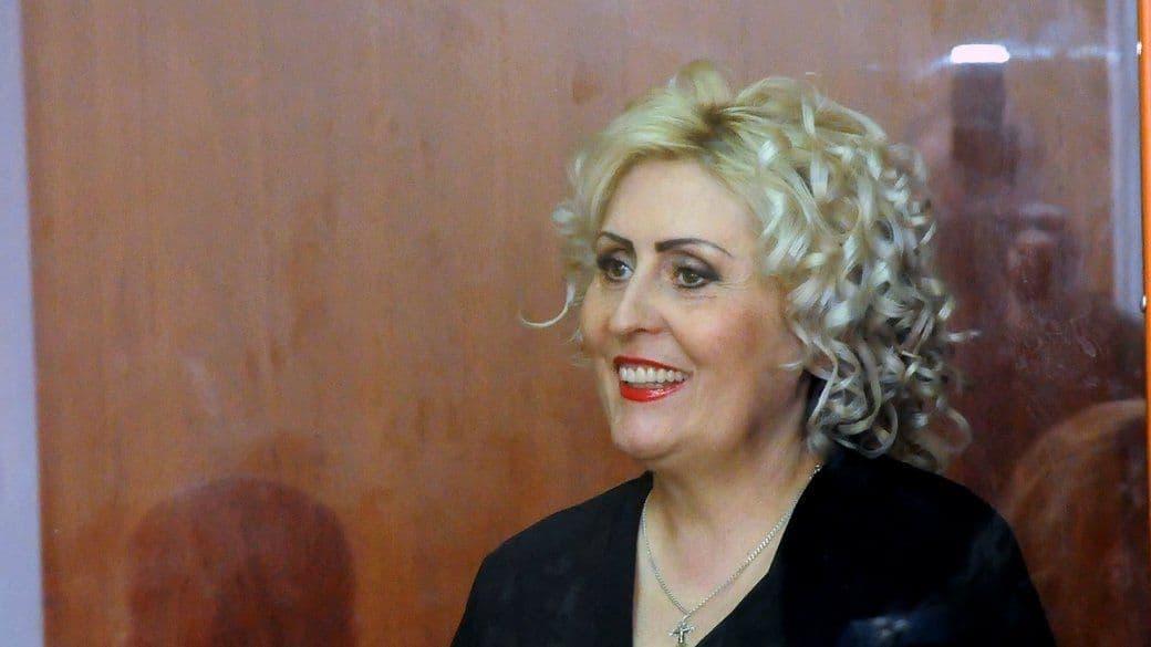 Ексочільниця Слов'янська Неля Штепа в Червонозаводському суді Харкова. Фото: Володимир Андреєв / УНІАН