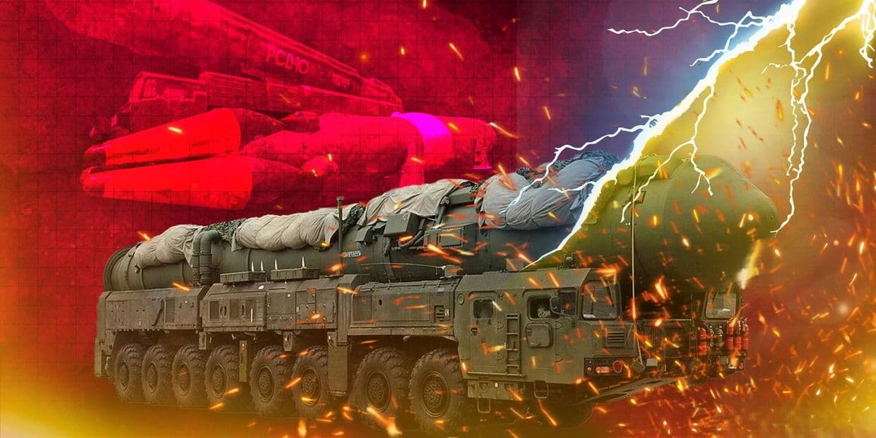 Російська РС-26 "Рубєж" з ракетою "Орешнік". Фото: АрміяInform