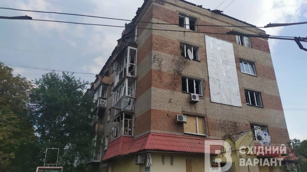 Наслідки обстрілу Слов'янська, 15.08.2022