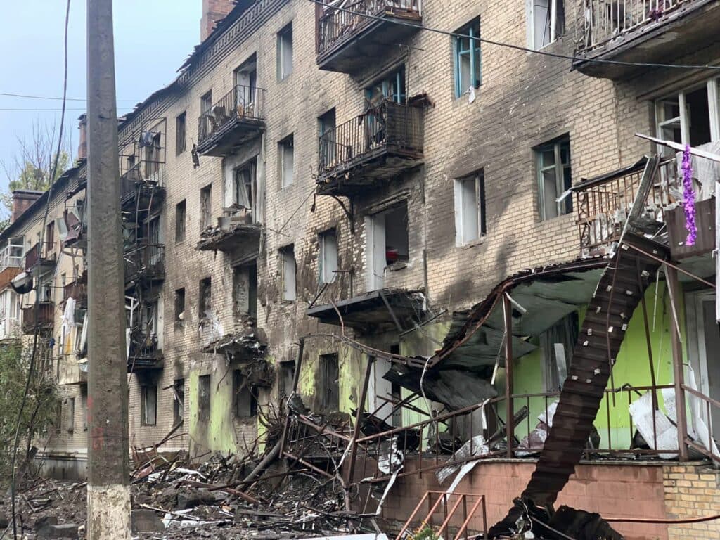 Пошкодження у Словʼянську