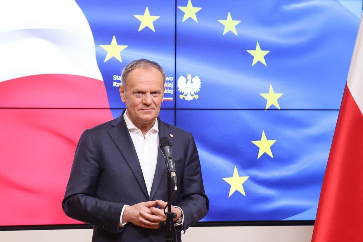 <em>Прем'єр-міністр Польщі Дональд Туск, Фото з його фейсбук-сторінки</em>