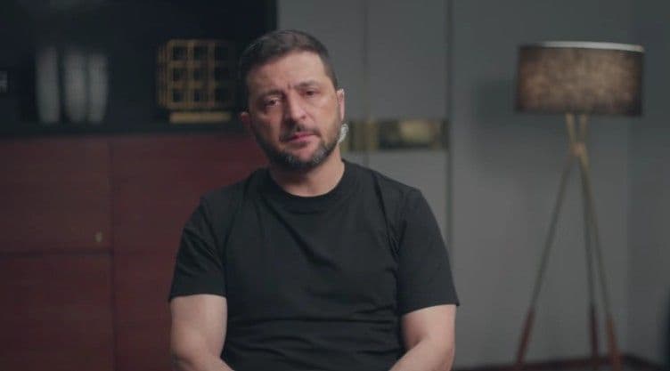 <em>Володимир Зеленський. Скриншот з відео Axios</em>