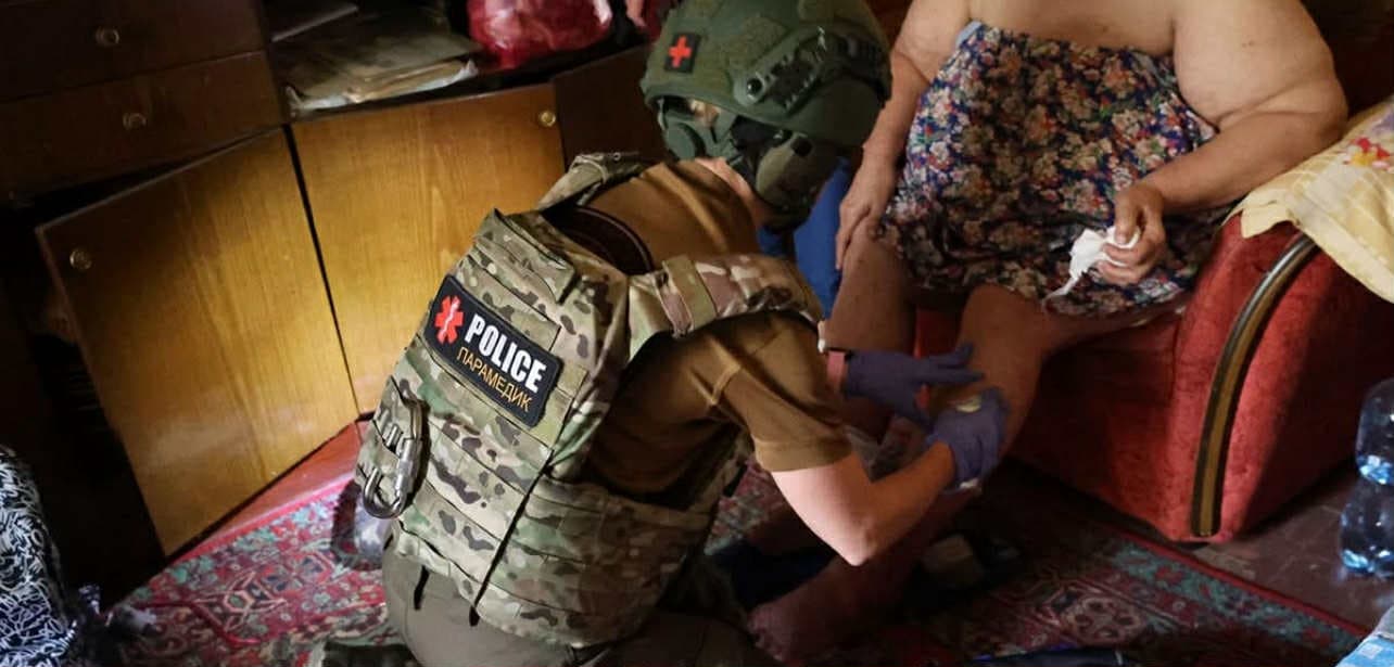 <em>фото: поліції. У поліції розповіли про постраждалих внаслідок обстрілу Краматорська</em>