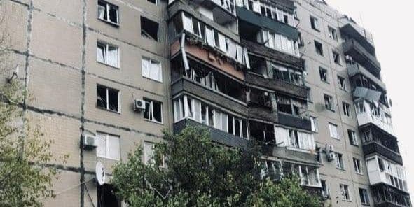 <em>Наслідки російського удару по Краматорську 30 жовтня 2025 року. Фото: Facebook/Олександр Гончаренко</em>