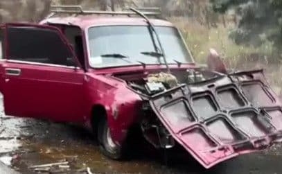 <em>Наслідки російського дронового удару по Костянтинівці. Скриншот з відео на фейсбук-сторінці Сергія Горбунова</em>