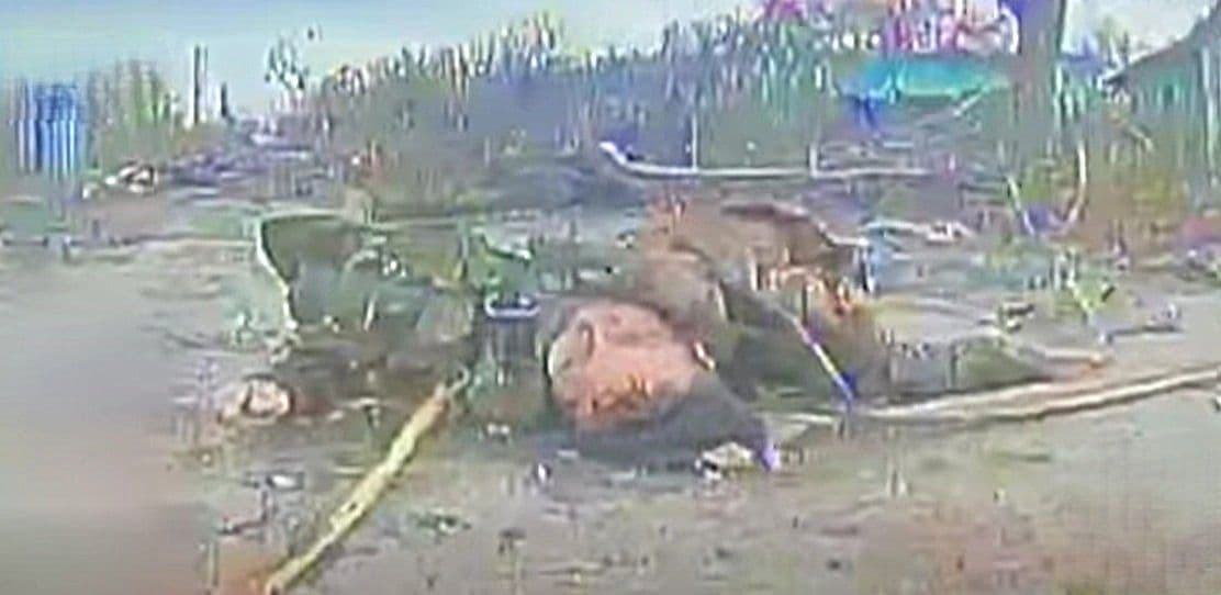 <em>Мертвий окупант. Скриншот з відео 7-го корпусу ДШВ</em>