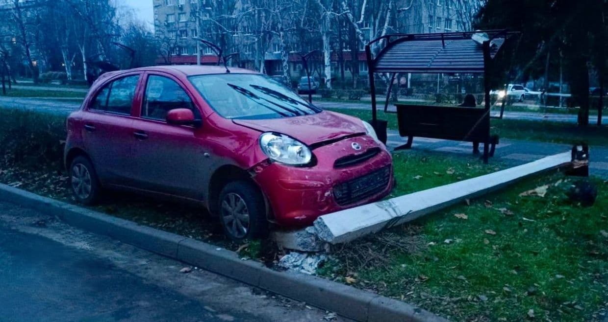 <em>ДТП у Краматорську. Фото: Патрульна поліція Краматорська та Слов'янська</em>