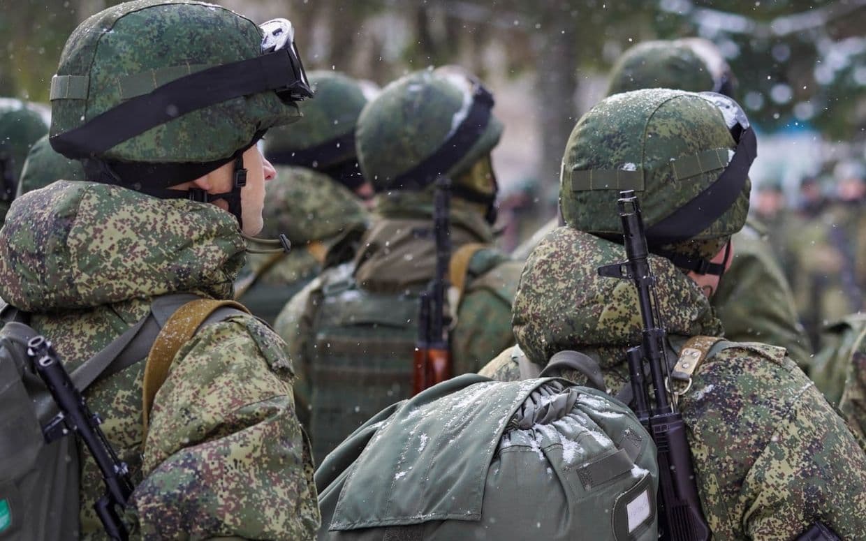 <em>Бійці російської окупаційної армії. Фото з відкритих джерел</em>