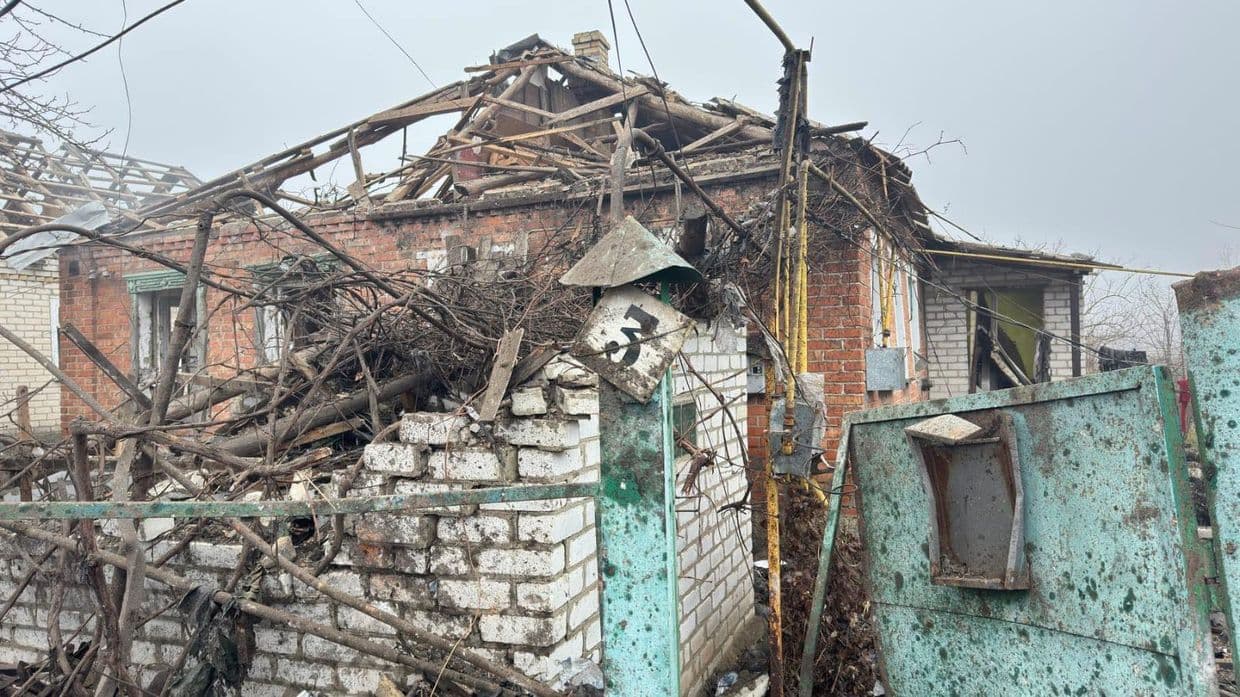 Наслідки російського обстрілу Слов'янської громади 11 грудня 2025 року. Фото: Facebook/Вадим Лях
