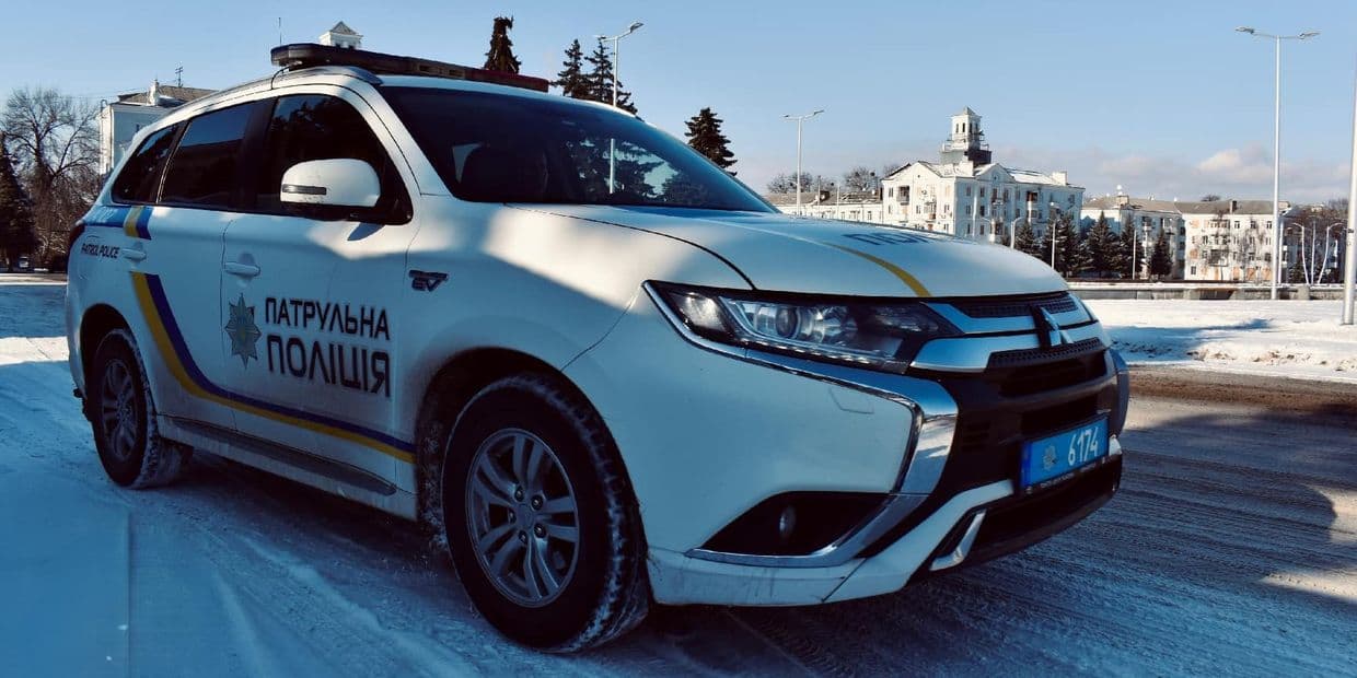 Автівка патрульної поліції Краматорська та Слов'янська, грудень 2025 року. Фото: Патрульна поліція Краматорська та Слов'янська
