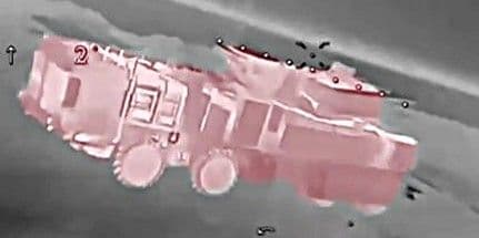 Зенітний ракетно-гарматний комплекс "Панцирь-С1". Скриншот з відео СБС