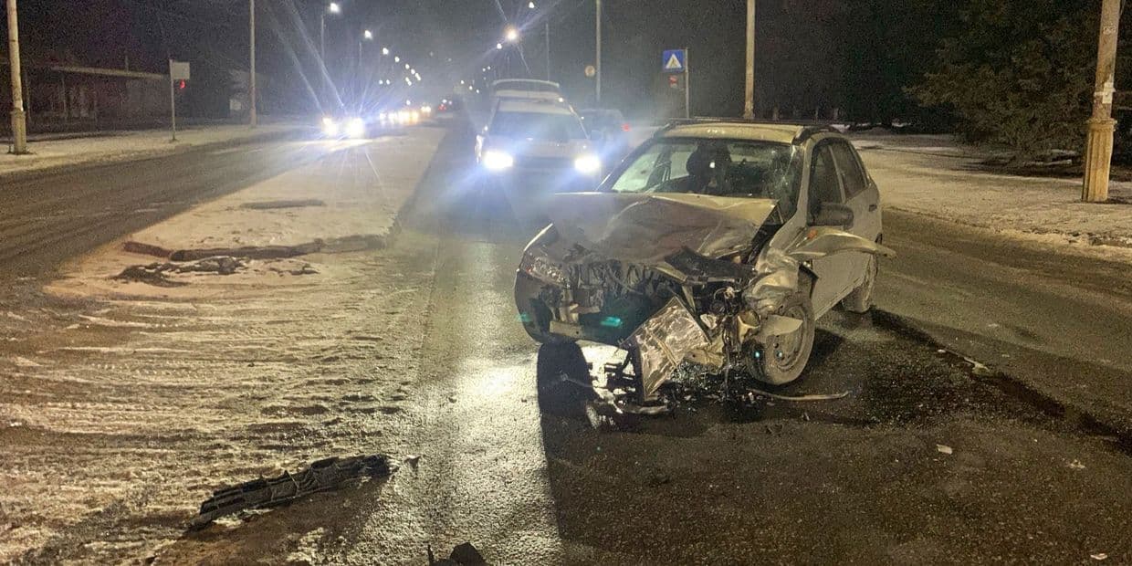 ДТП у Слов'янську. Фото: Патрульна поліція Краматорська та Слов'янська