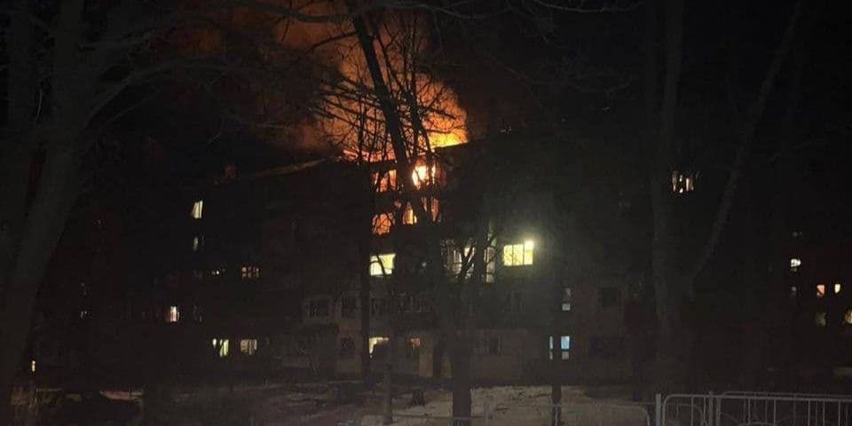 Наслідки російського дронового удару по Краматорську 24 лютого 2026 року. Фото: Facebook/Вадим Філашкін