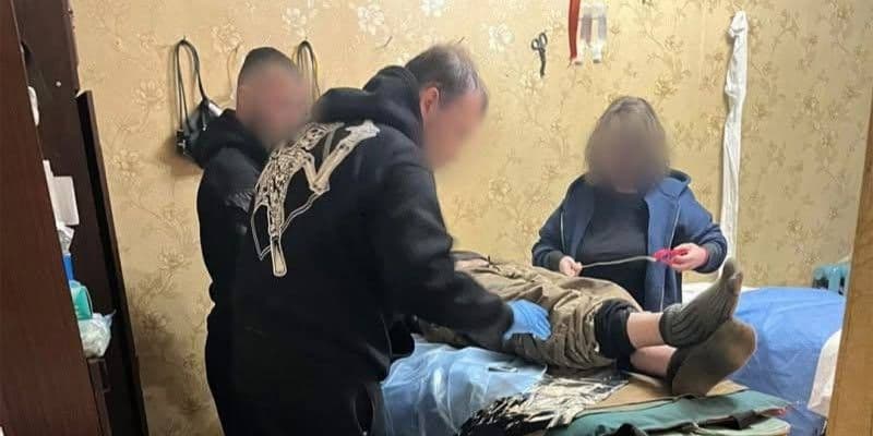 Надання допомоги військовому на Куп'янському напрямку. Фото: НПУ