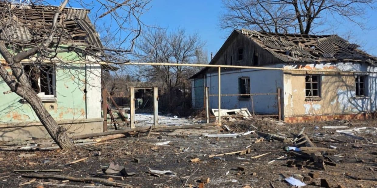 Наслідки російського авіаудару по Слов'янську 10 лютого 2026 року. Фото: Прокуратура України