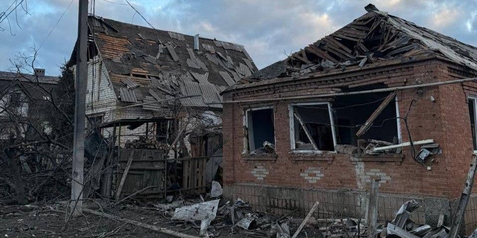 Наслідки російського авіаудару по Слов'янську 3 березня 2026 року. Фото: Facebook/Вадим Філашкін