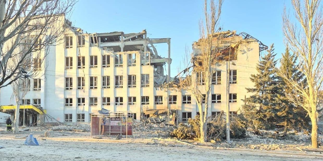Наслідки російського удару по Краматорську 7 березня 2026 року. Фото: Facebook/Вадим Філашкін