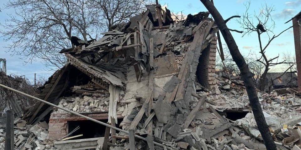 Наслідки російського авіаудару по Слов'янську 3 березня 2026 року. Фото: Facebook/Вадим Лях