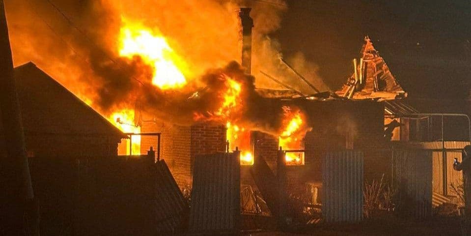 Наслідки російського обстрілу Донеччини 23 березня 2026 року. Фото: Facebook/Вадим Філашкін