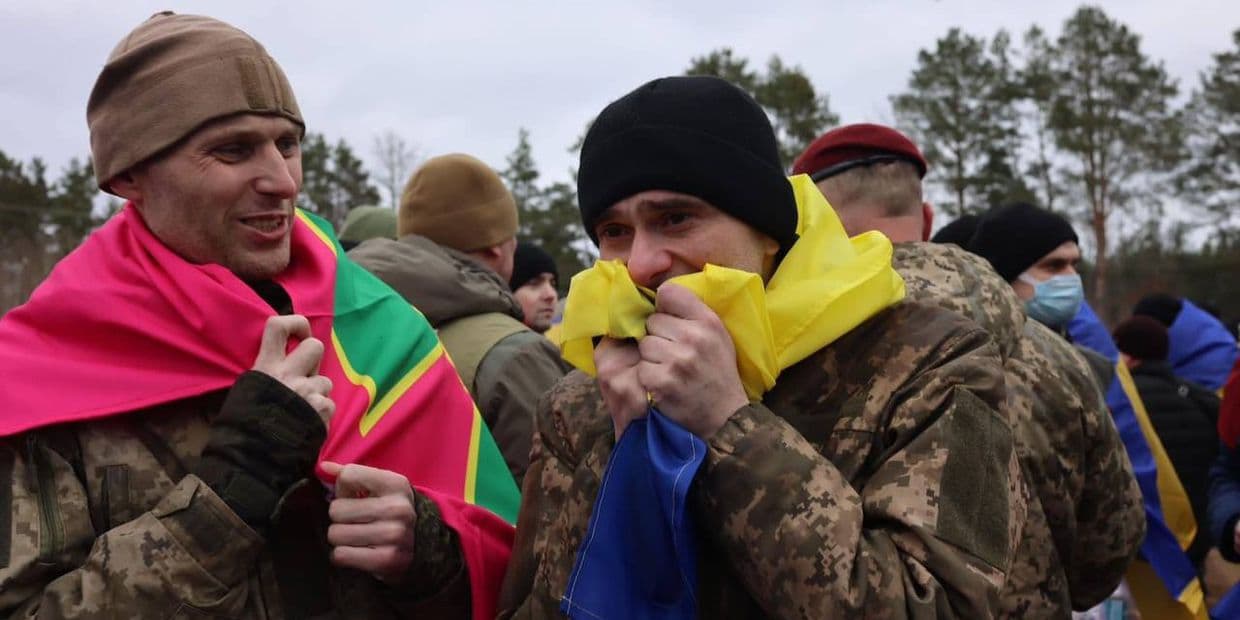 Ще 200 бранців Кремля повернулися до України 5 березня 2026 року. Фото з офіційного телеграм-каналу Міністра внутрішніх справ України