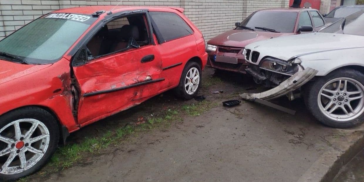 Наслідки ДТП у Слов'янську. Фото: Патрульна поліція Краматорська та Слов'янська