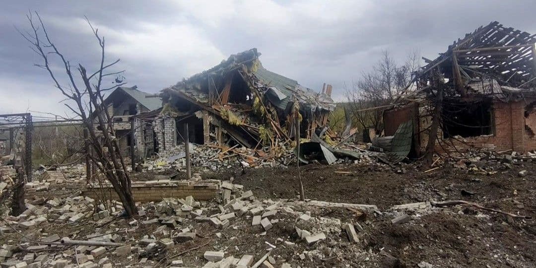 Наслідки російського удару по Донеччині. Фото: НПУ