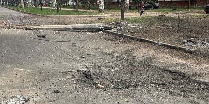 Наслідки російського бомбового удару по Краматорську 3 квітня 2026 року. Фото: Facebook/Вадим Філашкін