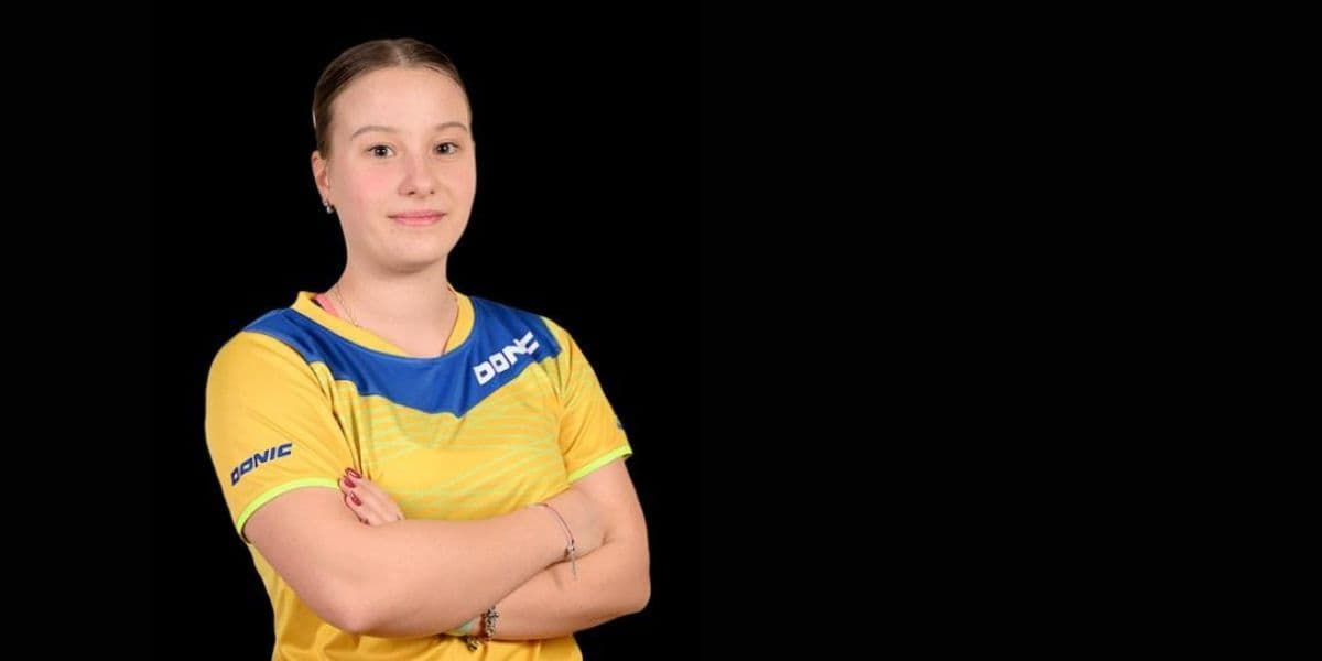 Вероніка Матюніна. Фото: Федерація настільного тенісу України