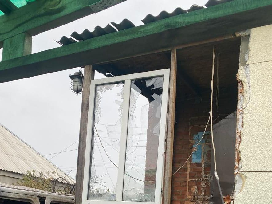 Наслідки російського удару по Донеччині. Фото: Facebook/Вадим Філашкін