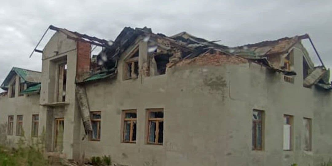 Наслідки російського обстрілу Донеччини. Фото: НПУ