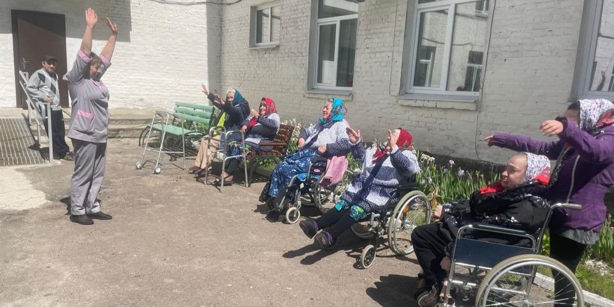 Бахмутський психоневрологічний інтернат. Фото: Донецька ОДА