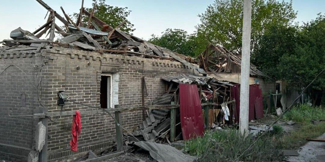 Наслідки російського обстрілу Донеччини. Фото: НПУ