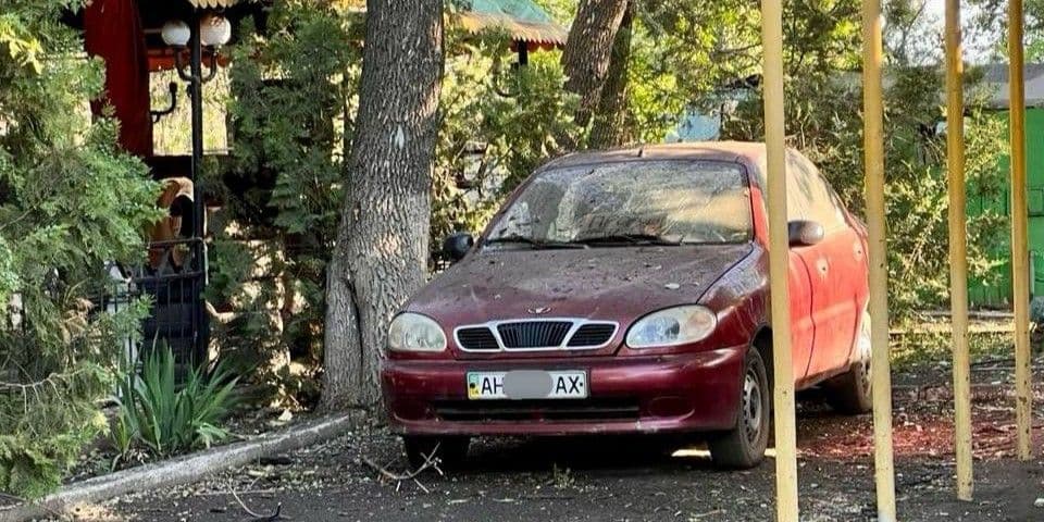 На місці російського удару. Фото: Краматорська міська рада