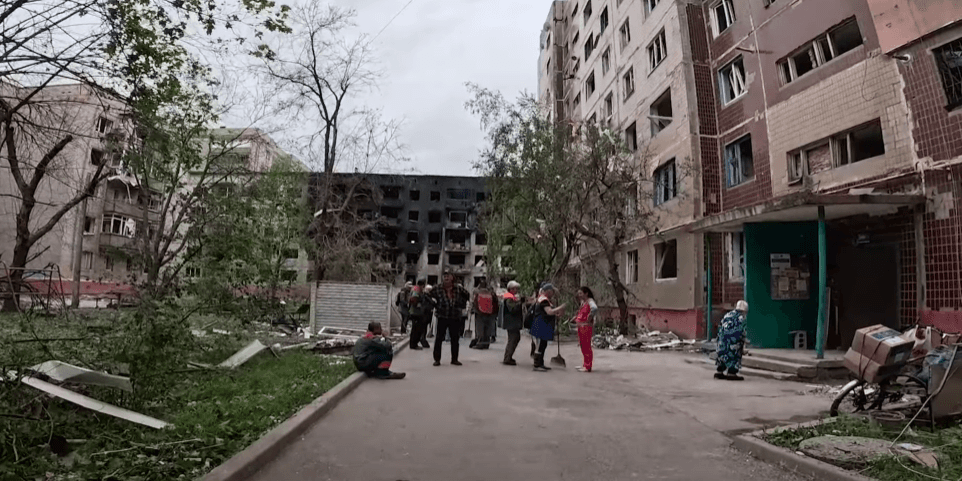 У Дружківці, травень 2026 року. Скриншот з відео ДСНС Донеччини