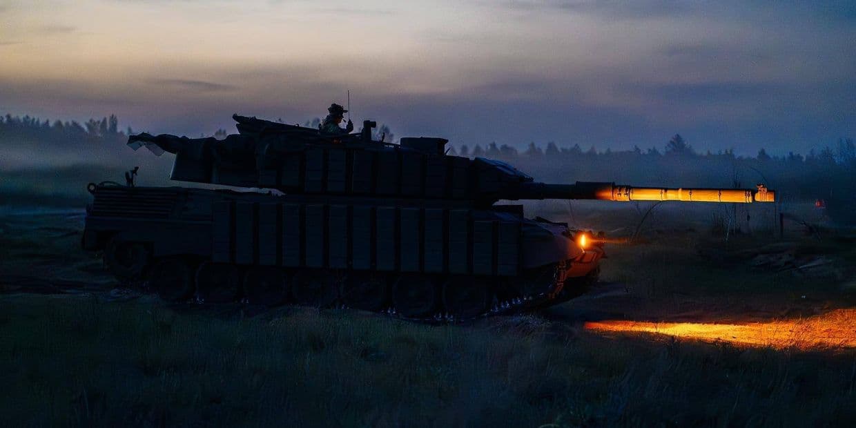 Їде український танк. Фото: 5 ОВМБр