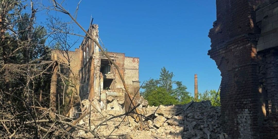Наслідки російського обстрілу Донеччини. Фото: НПУ