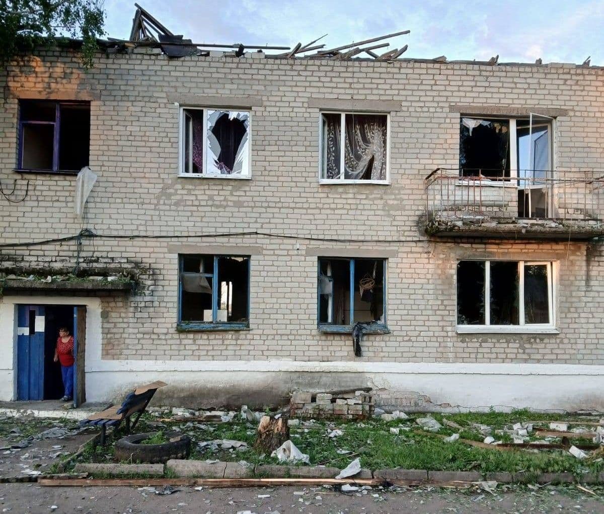 Наслідки російського обстрілу Донеччини. Фото: Facebook/Вадим Філашкі
