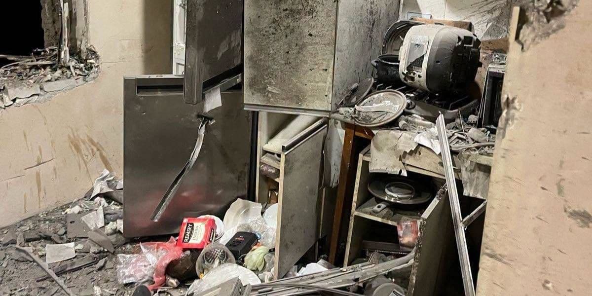 Наслідки російського дронового удару. Фото: Краматорська міська рада