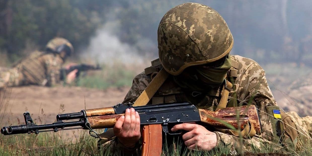 Українські захисники. Фото: Військовий інститут КНУ ім. Тараса Шевченка