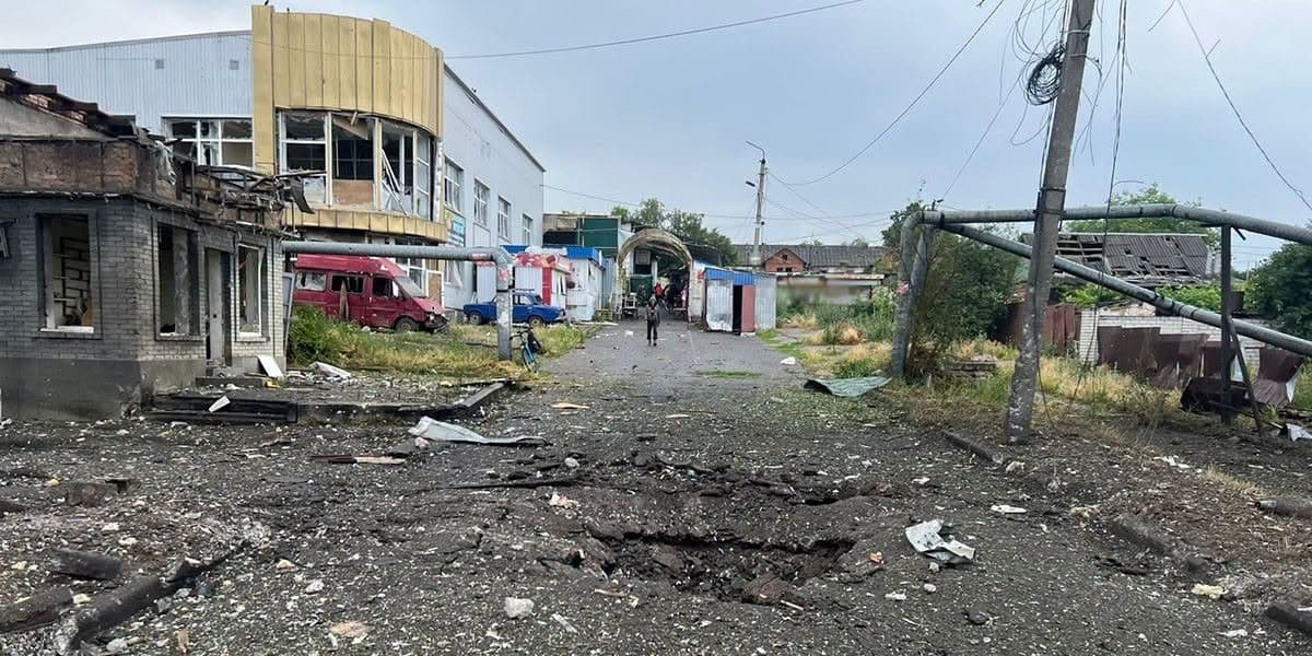 Наслідки російського бомбового удару по Дружківці 25 червня 2026 року. Фото: НПУ