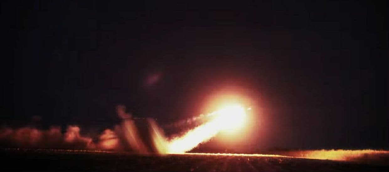 <em>Скрін з відео ДШВ. Момент запуску дрону. </em>