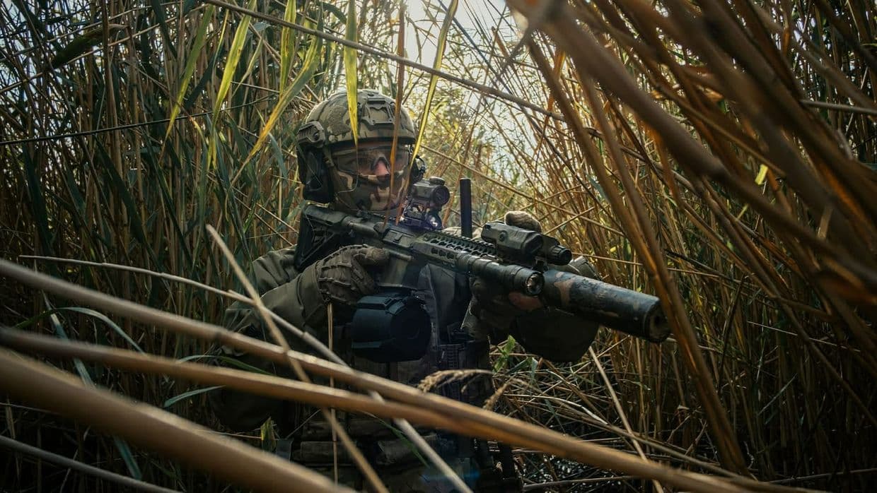 <em>Фото: з посту Генштаба ЗСУ. Український військовий</em>