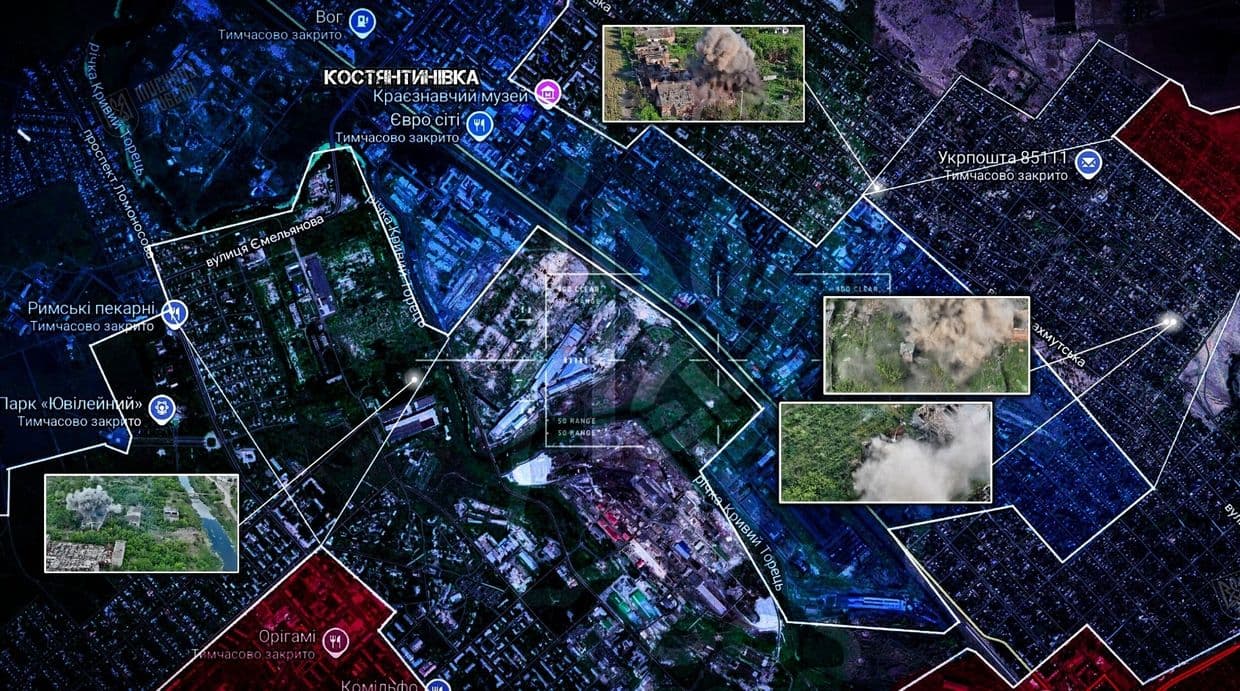 У Костянтинівці окупантів уже помітили у районі Гори, а район Новоселівки кишить їхніми дронами