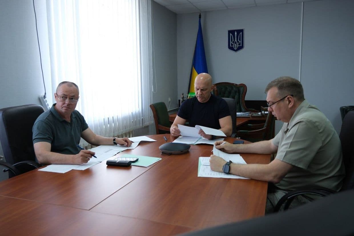 Засідання Ради оборони Донеччини. Фото: Telegram/Вадим Філашкін