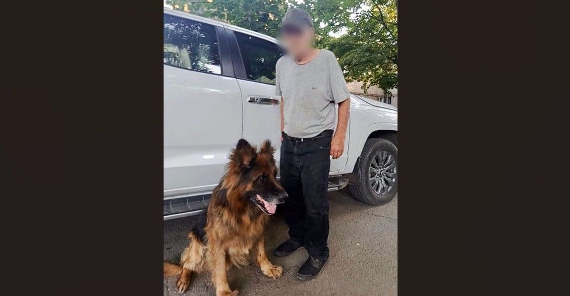 У Краматорську службовий собака Боніфацій допоміг розшукати зниклого літнього чоловіка