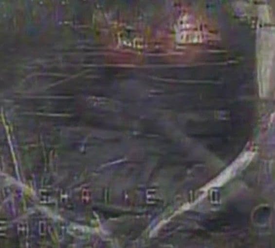 Горить ворожий танк. Фото: Скриншот з відео Луганського прикордонного загону