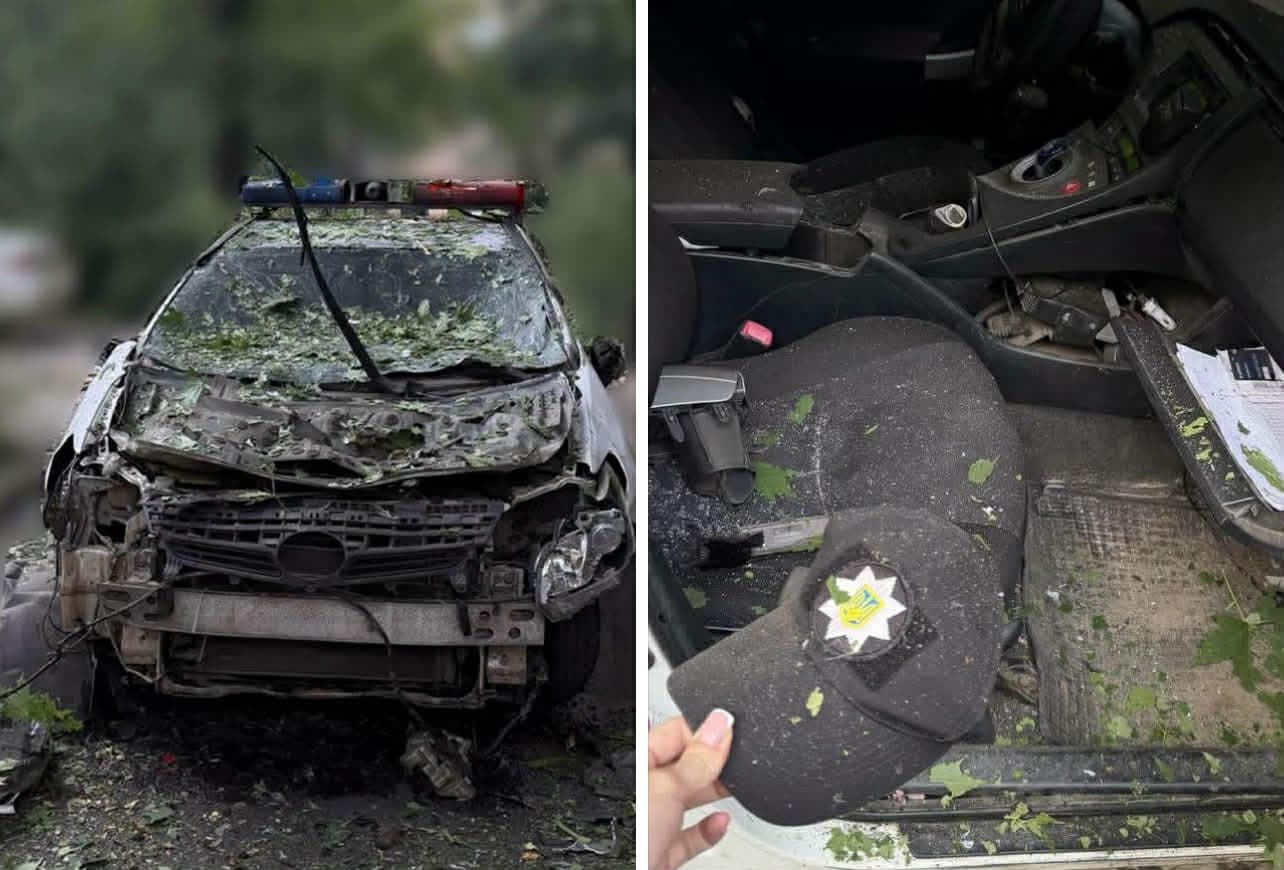 У Краматорську ворог поцілив в автомобіль патрульної поліції: є поранений