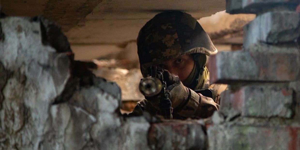 Український захисник. Фото: 57 ОМПБр